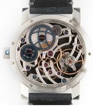 Thumbnail von Clockwheels Uhrrad 03 Springende Stunde Jumping Hour handmade