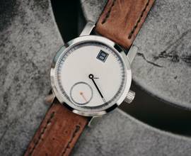 Thumbnail von Clockwheels Uhrrad 04 Steel Springende Stunde Jumping Hour handmade