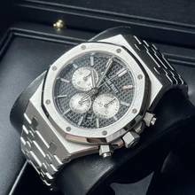 Thumbnail von Audemars Piguet Royal Oak Chronograph 26331ST black 2019 like new unpolished Eu schwarz stahl </h1>