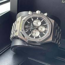 Thumbnail von Audemars Piguet Royal Oak Chronograph 26331ST black 2019 like new unpolished Eu schwarz stahl </h1>
