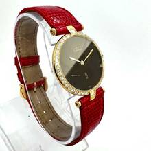 Thumbnail von Must de Cartier VERMEIL 30mm Quartz GP Argent ~.78TCW Diamond Watch </h1>