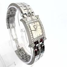 Thumbnail von Hermès Heure H 25mm Steel ~1.45TCW DIAMOND Watch </h1>