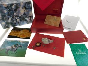 Thumbnail von Rolex Lady-Datejust 18 Kt Weißgold 26 mm im Best Zustand mit Box und Zubehör volles Band </h1>