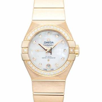  Omega Constellation Petite Seconde 127.55.27.20.55.002 - Constellation Automatic Mother of pearl Dial 18kt Yellow Gold Ladies </h1> 