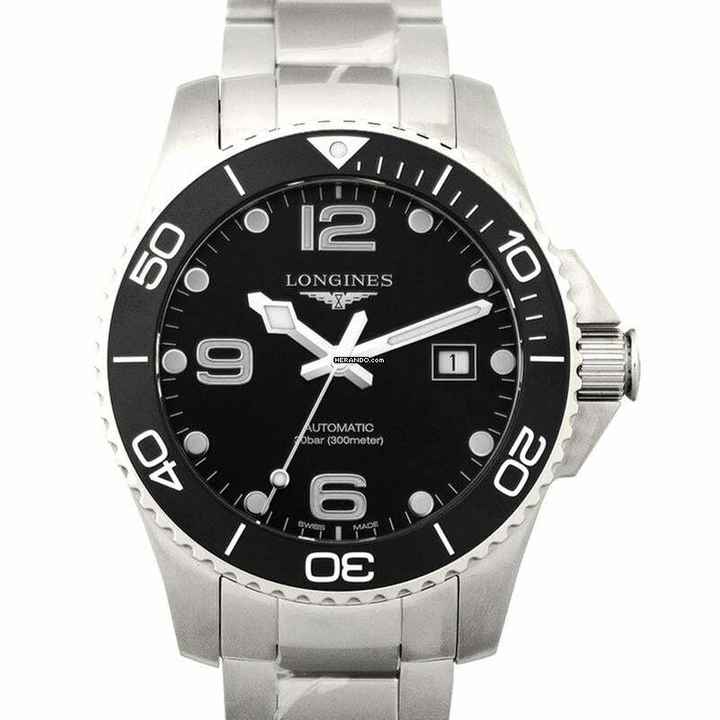  Longines HydroConquest L37824566 - HydroConquest Automatic Black Dial Men's Watch </h1> 