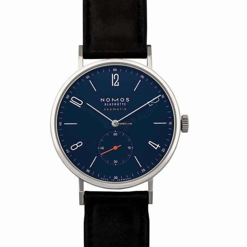  NOMOS Tangente Neomatik 142 - Tangente Neomatik 39 Midnight Blue Automatic Blue Dial 38.5mm Men's Watch </h1> 