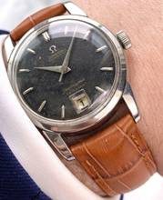 Thumbnail von Omega Seamaster Calendar Black GILT Dial Vintage Automatic Automatik ref 2757 2757
