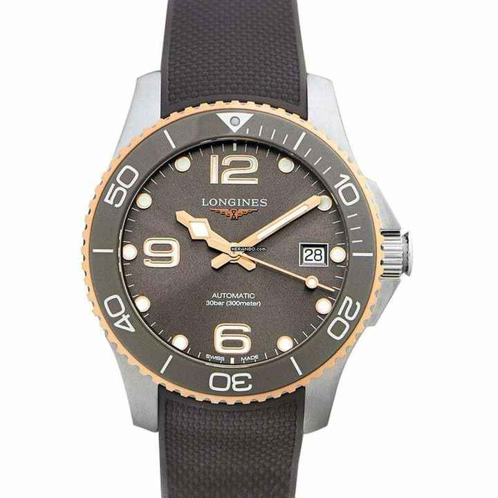  Longines HydroConquest L37803789 - HydroConquest Automatic Grey Dial Stainless Steel Men's Watch </h1> 