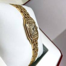 Thumbnail von Cartier Panthère 23mm Quartz 18K Yellow Gold ~1.7TCW DIAMOND Watch </h1>