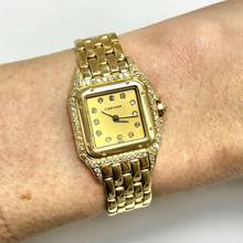 Thumbnail von Cartier Panthère 23mm Quartz 18K Yellow Gold Factory DIAMOND Dial Watch </h1>