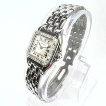 Thumbnail von Cartier Panthère 23mm Quartz Steel 0.37TCW DIAMOND Watch </h1>