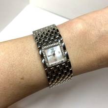 Thumbnail von Cartier Panthère RUBAN Quartz Steel 0.27TCW Diamond Watch Pink MOP Dial </h1>
