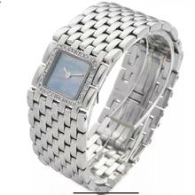 Thumbnail von Cartier Panthère RUBAN Quartz Steel 0.27TCW Diamond Watch Blue MOP Dial </h1>