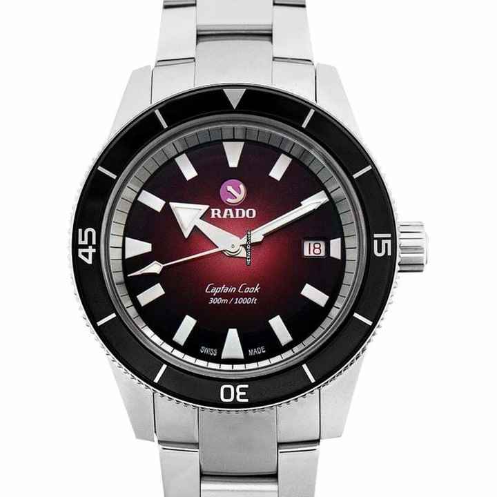  Rado HyperChrome Captain Cook R32105353 - Captain Cook Automatic Red Dial Stainless Steel Men's Watch </h1> 