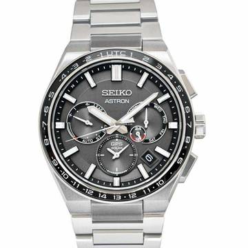  Seiko Astron GPS Solar SBXC111 - Astron SOLAR Black Dial Titanium Men's Watch </h1> 