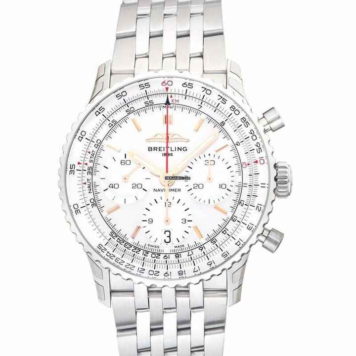  Breitling Navitimer AB0139211G1A1 - Navitimer Automatic Silver-tone Dial Stainless Steel Men's Watch </h1> 