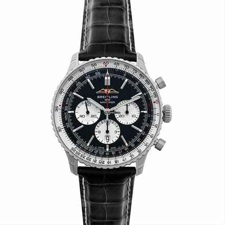  Breitling Navitimer AB0137211B1P1 - Navitimer Automatic Black Dial Stainless Steel Men's Watch </h1> 