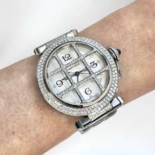 Thumbnail von Cartier Pasha GRID 38mm Automatic Steel 2.05TCW DIAMOND Watch </h1>
