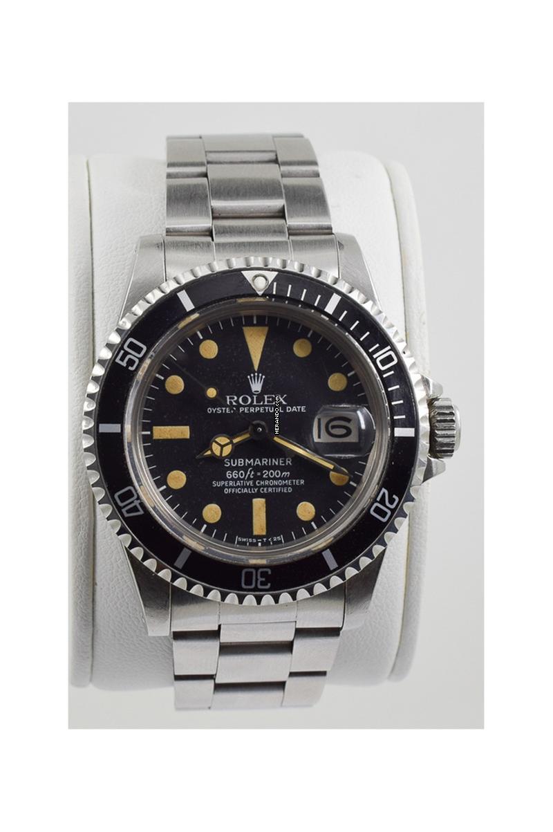  Rolex Submariner Date 1680 MK 2 dial 6.0 mil series box and papers. 