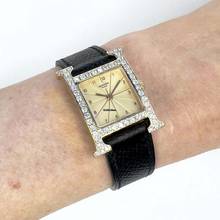 Thumbnail von Hermès Heure H 25mm 2 Tone 0.92TCW DIAMOND Watch </h1>