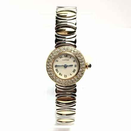  Cartier COLISEE 24mm 2 Tone 0.82TCW DIAMOND Watch </h1> 