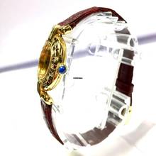 Thumbnail von Cartier Vermeil COLISEE Quartz 24mm GoldPlated DIAMONDS & RED RUBIES  Watch </h1>