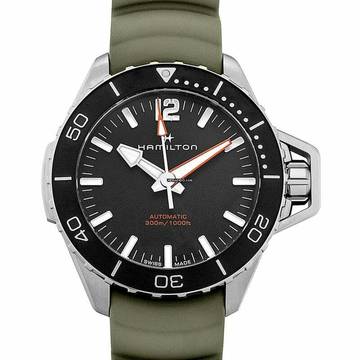  Hamilton H77825331 - Khaki Navy Automatic Black Dial Stainless Steel Men's Watch </h1> 