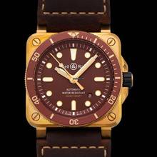 Thumbnail von Bell & Ross BR 03 BR0392-D-BR-BR/SCA - Instruments Automatic Brown Dial Bronze Men's Watch </h1>