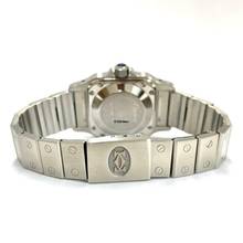 Thumbnail von Cartier Santos Galbée 24mm Automatic Steel ~1.5TCW Diamond Watch </h1>