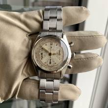Thumbnail von Rolex Chronograph 6034 Pre Daytona bicolor dial 1950s </h1>