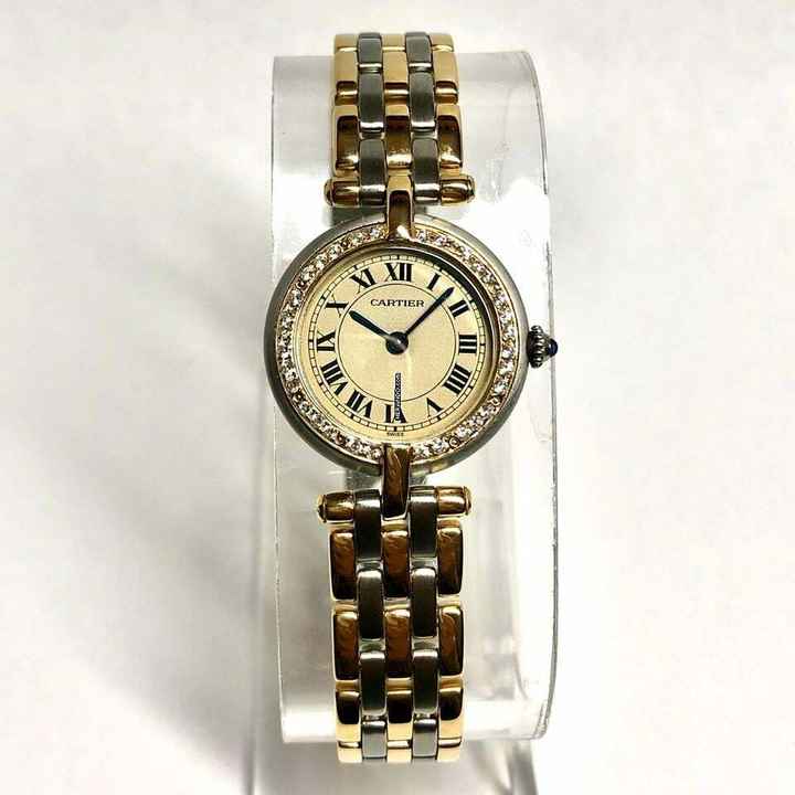  Cartier Panthère VENDOME 24mm Quartz 3 Row 0.26TCW Diamond Watch </h1> 