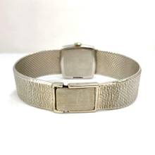 Thumbnail von Mathew Tissot Hand-Winding 14K White Gold Watch FACTORY DIAMONDS </h1>