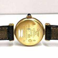 Thumbnail von Cartier COLISÈE Quartz 24mm GoldPlated Silver Watch DIAMONDS & RED RUBIES  </h1>