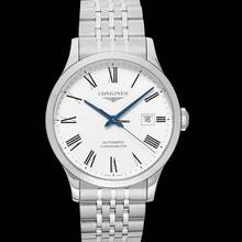 Thumbnail von Longines Record L28214116 - Record Automatic White Dial Men's Watch </h1>