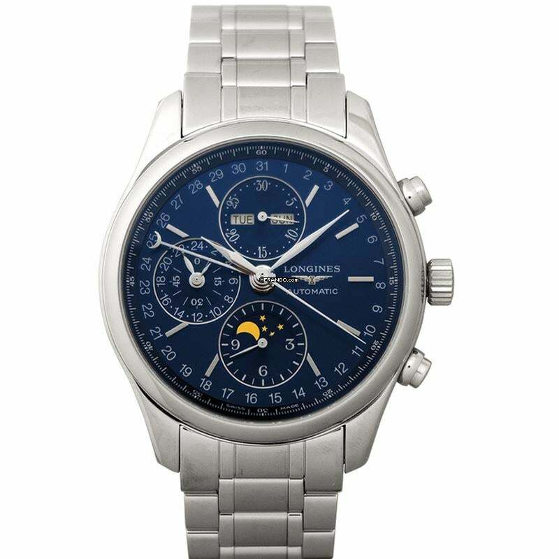 Longines Master Collection L27734926 - The Longines Master Collection Automatic Blue Dial Chronograph Men's Watch </h1>