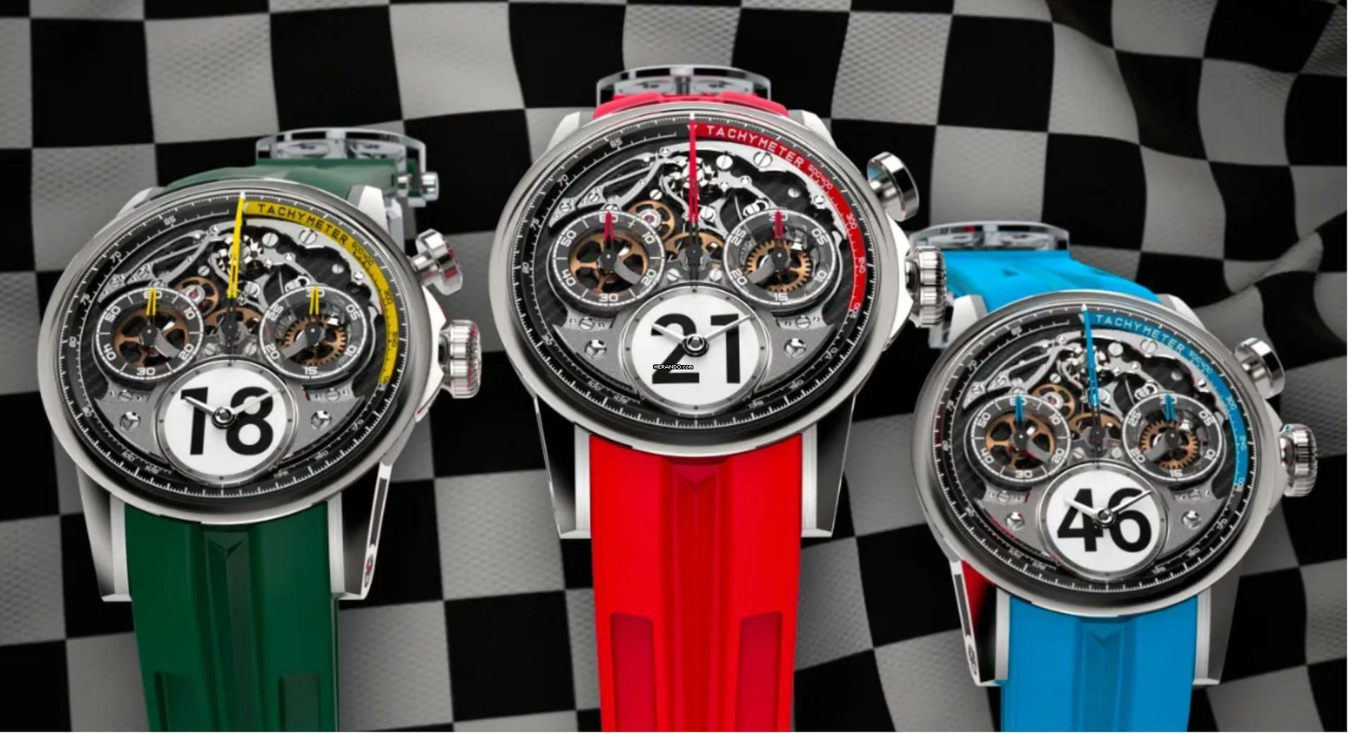  Louis Moinet Time to Race Racing different colors  