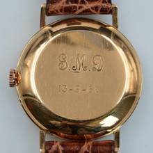 Thumbnail von Movado Kingmatic Sub-Sea Kingmatic Date silver dial yellow gold 14KT 1960’s </h1>