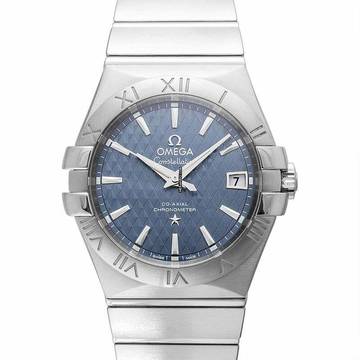  Omega Constellation Ladies 123.10.35.20.03.002 - Constellation Co-Axial 35 mm Automatic Blue Dial Steel Unisex Watch </h1> 