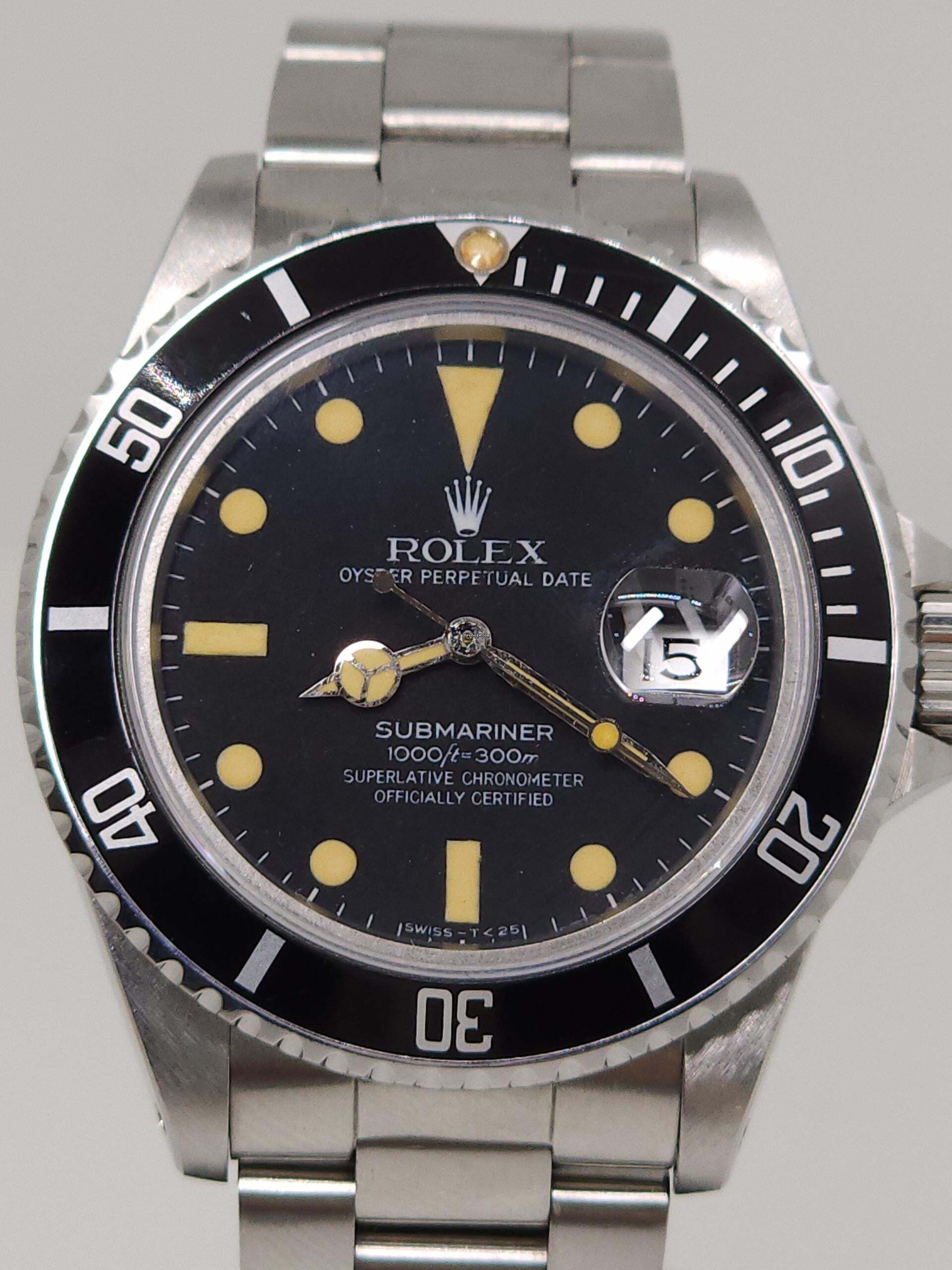 Rolex Submariner Date Transitional Submariner Date 16800 Full Set Matt Dial 7.09 mil series