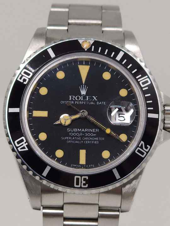  Rolex Submariner Date Transitional Submariner Date 16800 Full Set Matt Dial 7.09 mil series 
