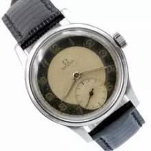 Thumbnail von Omega Suverän 2400-5 classic vintage bicolor radium dial 1945’s </h1>