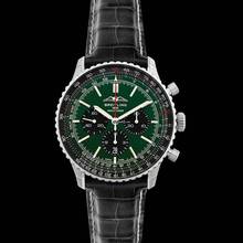 Thumbnail von Breitling Navitimer AB0137241L1P1 - Navitimer Automatic Green Dial Stainless Steel Men's Watch </h1>