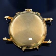 Thumbnail von Mathey-Tissot by Tiffany & Co chronograph Day-Date Moonphase yellow gold 18KT 1960’s </h1>