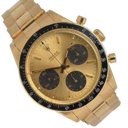  Rolex Daytona Cosmograph 6241 champagne dial gold 18KT Full Set TOP Condition 1968’s </h1> 