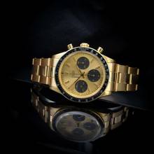 Thumbnail von Rolex Daytona Cosmograph 6241 champagne dial gold 18KT Full Set TOP Condition 1968’s </h1>