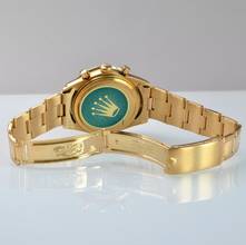 Thumbnail von Rolex Daytona Cosmograph 6241 champagne dial gold 18KT Full Set TOP Condition 1968’s </h1>