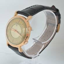 Thumbnail von LECOULTRE Memovox Alarm wrist bicolour ivory dial rose gold 18KT 1950's </h1>