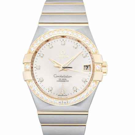  Omega Constellation Men 123.25.38.21.52.002 - Constellation Automatic Silver Dial Stainless Steel Ladies Watch </h1> 