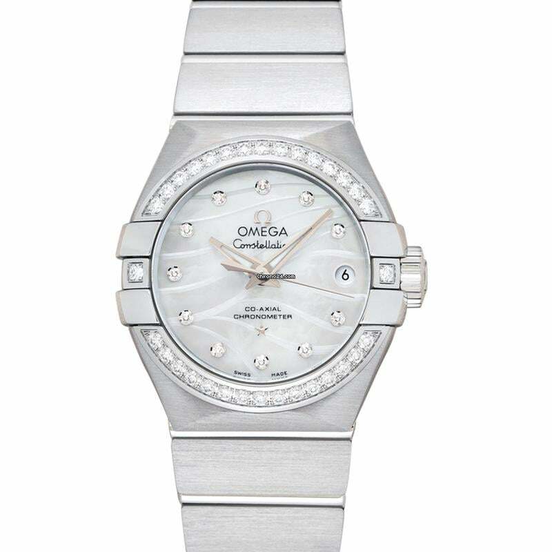 Omega Constellation Ladies 123.15.27.20.55.002 - Constellation Automatic Mother of pearl Dial Stainless Steel Ladies </h1>