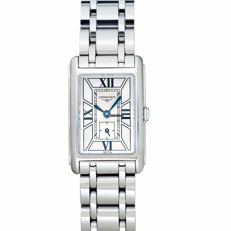 Longines DolceVita L52554756 - DolceVita Quartz White Dial Stainless Steel Ladies Watch </h1>